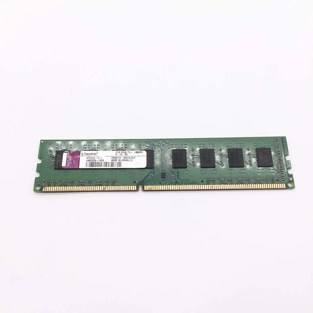 

Память SDRAM DDR3 2 Гб 10600U ОЗУ 99U5471-002 2Rx8 ОЗУ для настольного компьютера подходит для Kingston 10600U-2G