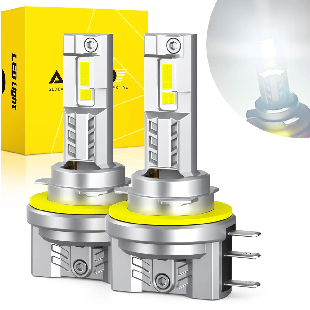 Auxito 2X H15 Led Canbus Nessun Errore Per Audi A3 8V Mercedes Volkswagen Led H15 Lampade Faro Drl Super Bianco 6500K 30000Lm 12V