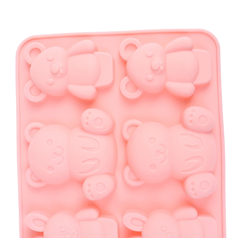 Description Picture 4 of item1pc Teddy Bear Silicone Mold Cute Cartoon Animal Chocolate Cake Baking Mould Kitchen Baking Tool Kids Complementary Food Tools