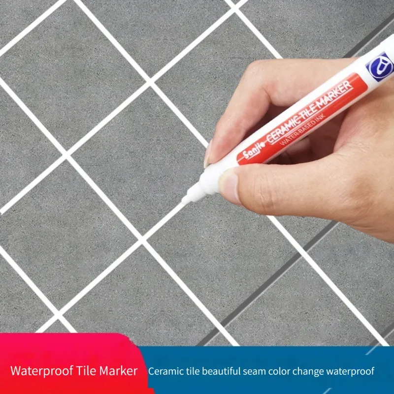 Ceramic Tile Pen Wall Grout Restorer Pen Repair Marker Grout Filler Pen