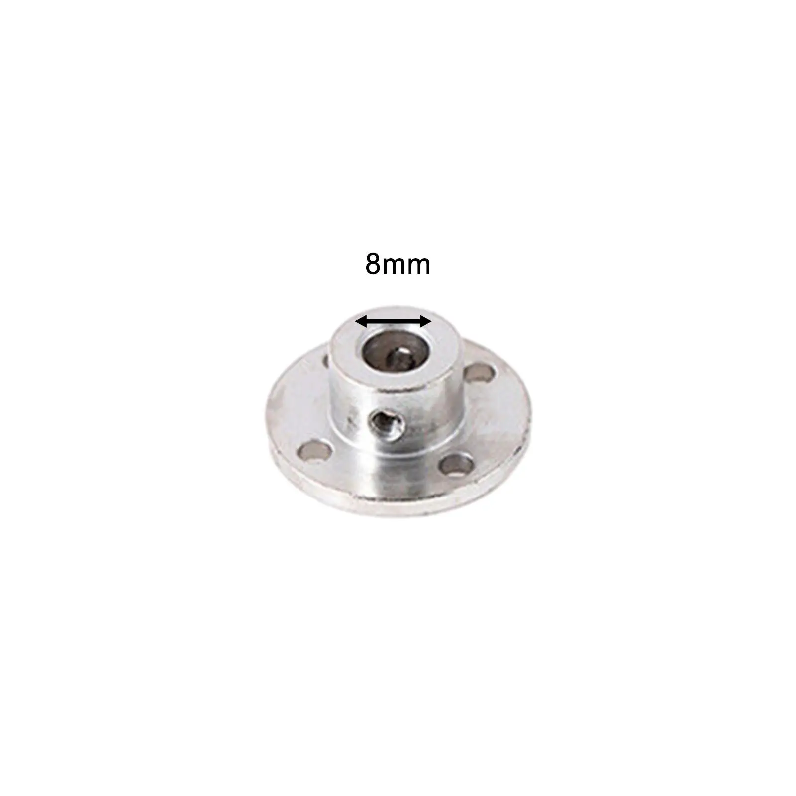 Rigid Flange Coupling Shaft Coupler Shaft Connector Rigid Shaft Coupler Flange Coupling Flange Shaft Coupling Durable Replacement Motors High Hardness Guide Shaft Support Rigid Metal Coupler