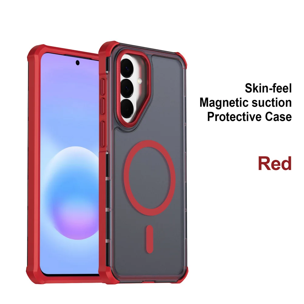 Corner-Reinforced Drop-Proof Matte Magnetic Protective Case