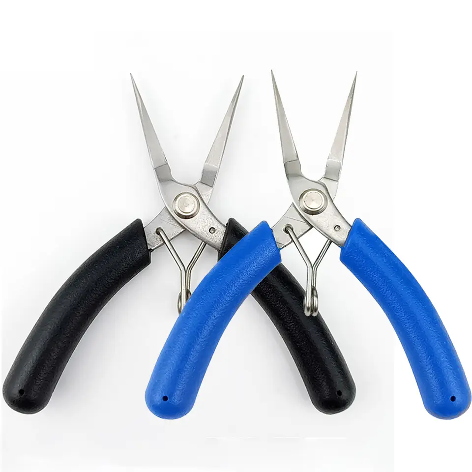 118MM/4.6IN Needle Nose Pliers, Precision Long Nose Pliers for Jewelry Making, Electronics Repair, Wire Cutting, Hand Tool image 5
