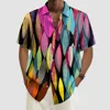 Men's Shirt Summer Casual Fashion Short Sleeved Shirt For Men Loose Breathable Hawaiian Shirt Man Casual Men's Clothing Top 1