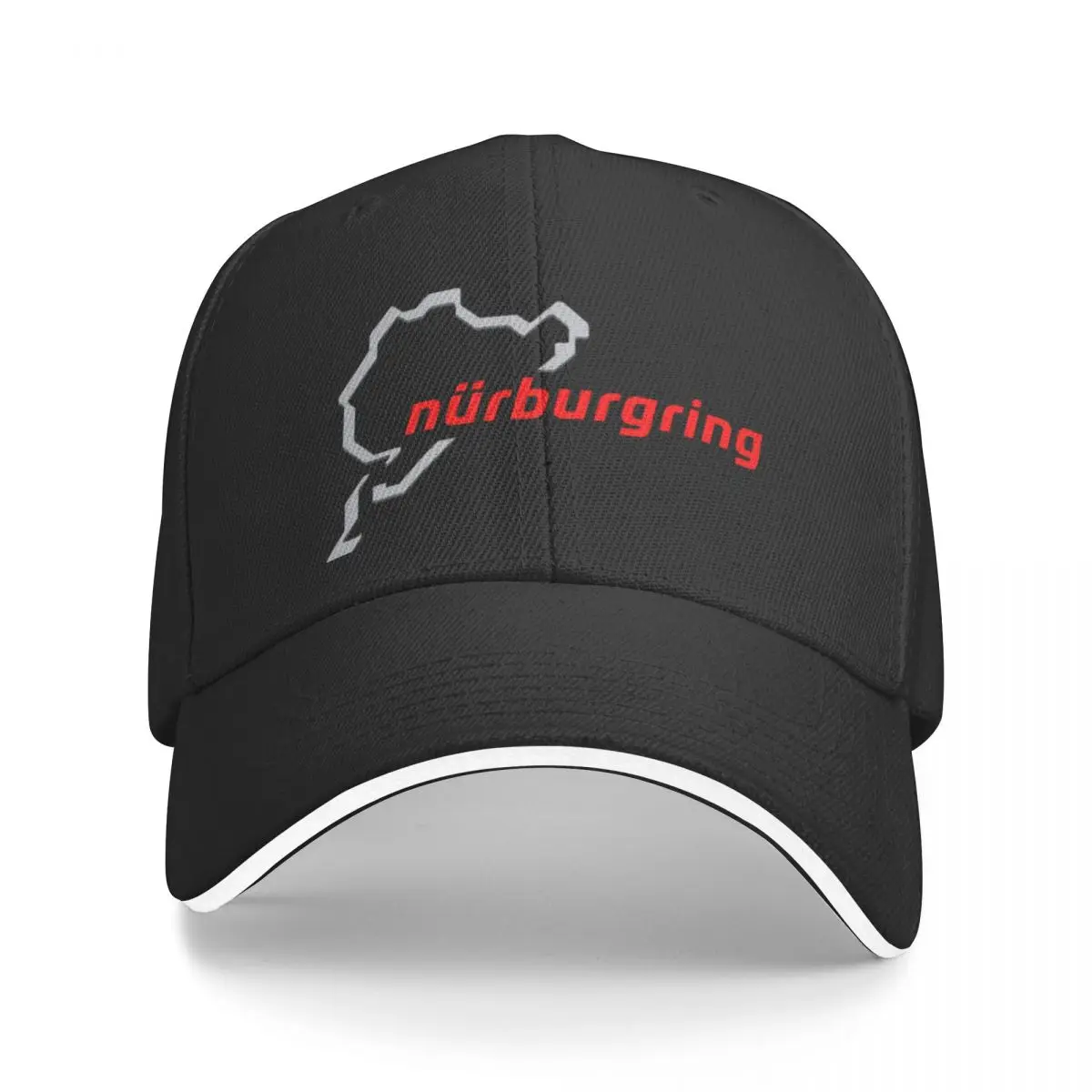 

Nurburgring Red Pale Grey And Dark Grey A Baseball Cap Hat
