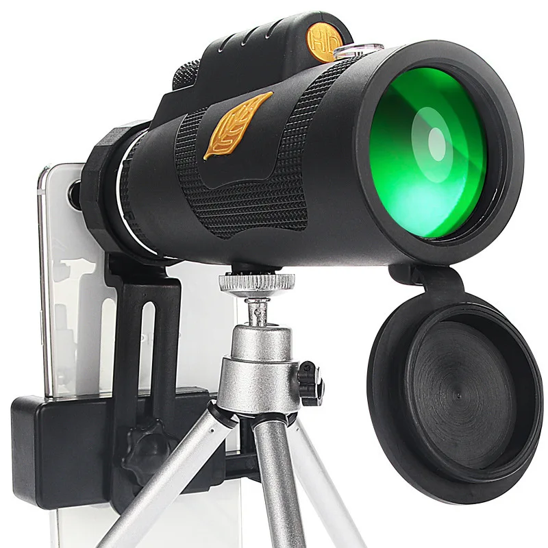 

New 12x50 Powerful Monocular Telescope , Optional Tripod and Smartphone Holder, Suitable for Hiking and Camping Telescopio