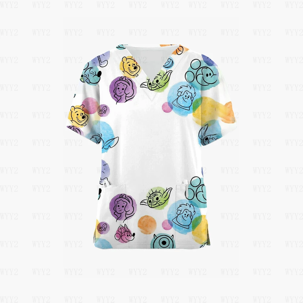 Disney V Neck Scrub Top Image 11