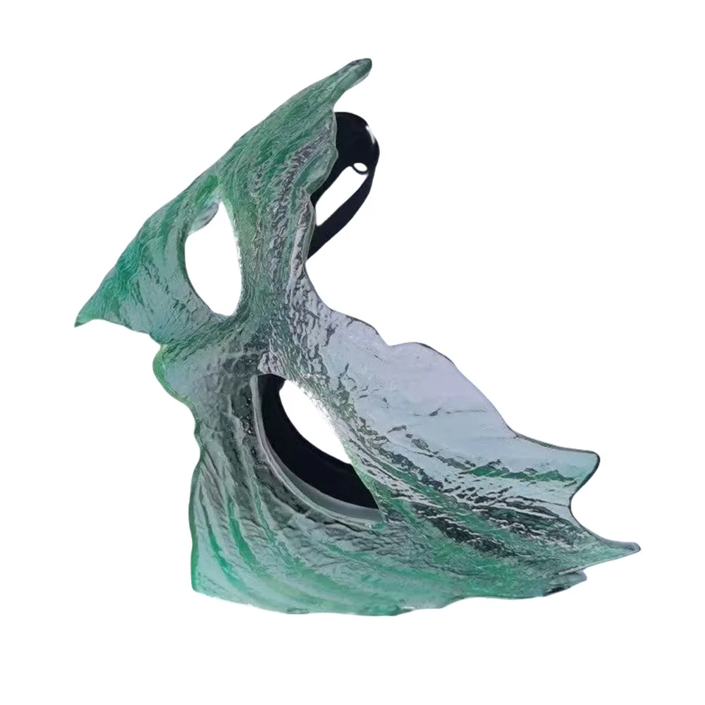 Chinesische antike Stil Maske Tanz Party Dress Up halbe Gesichtsmaske Halloween Party Maske Harz – Detail 3
