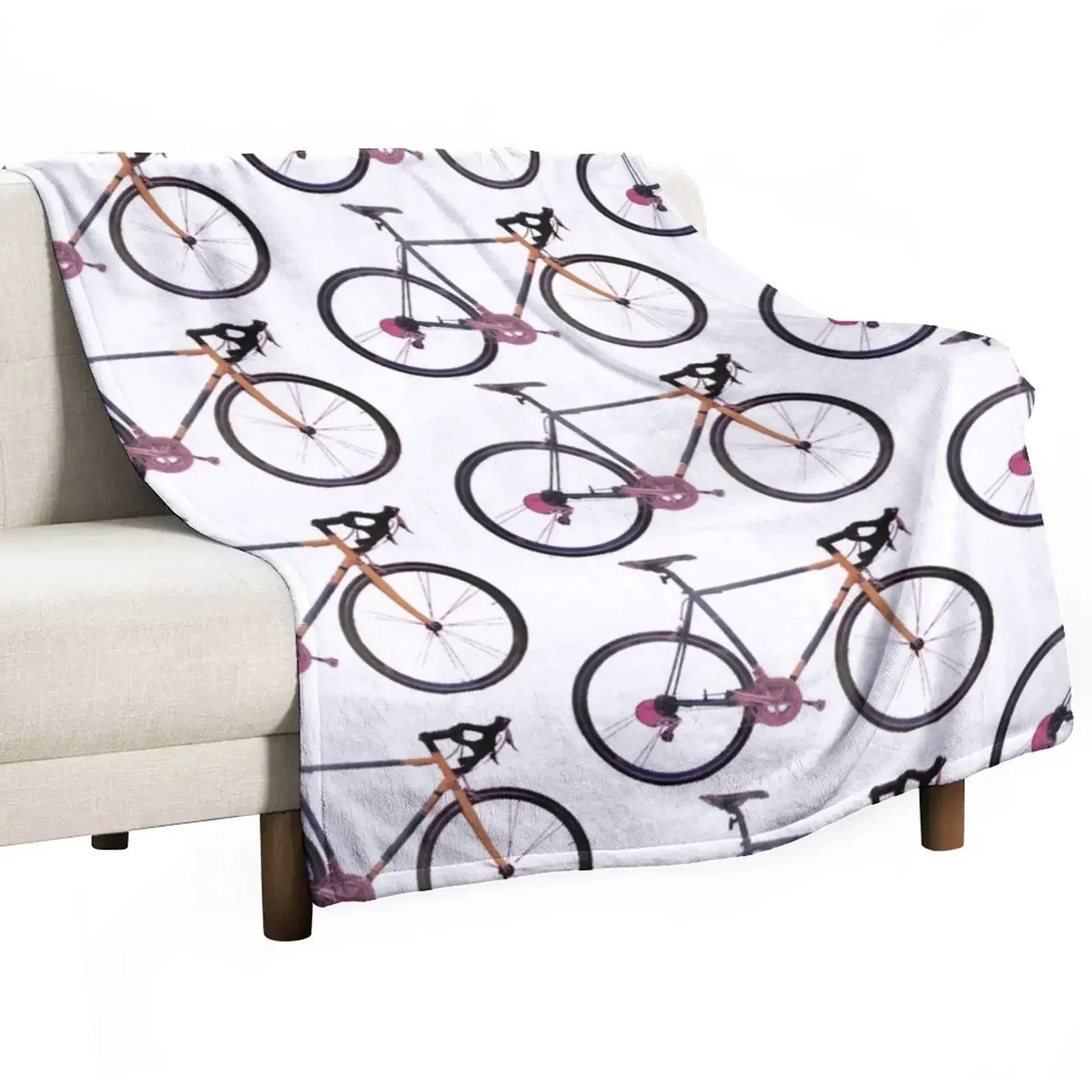 

cycliste Throw Blanket Plaid Soft Beds sofa bed Blankets