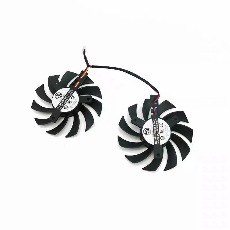 Кулер для графического процессора Zotac GTX 1060 950 960, 2 шт., 75 мм DC 12 В 0.35A GA81S2U PLD08010S12HH GTX 1060 (art.: 3920bbf0589fd) - 3920bbf0589fd