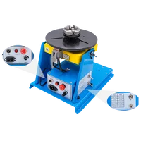 HD-10 10KG Welding Positioner Turntable Mini Rotating Table 110/220V Weld Displacement Small Rotary Work Tables With Chuck 65mm 2