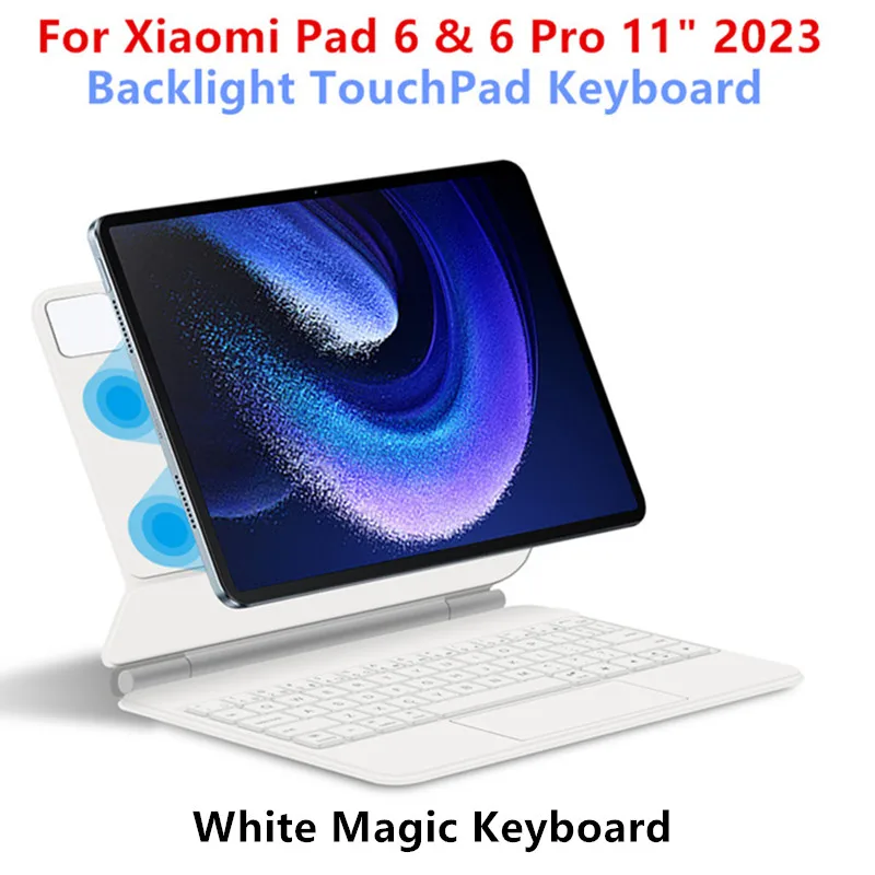 Universal Magic Blacklight Keyboard Case with German, Spanish, and Arabic AZERT Layout