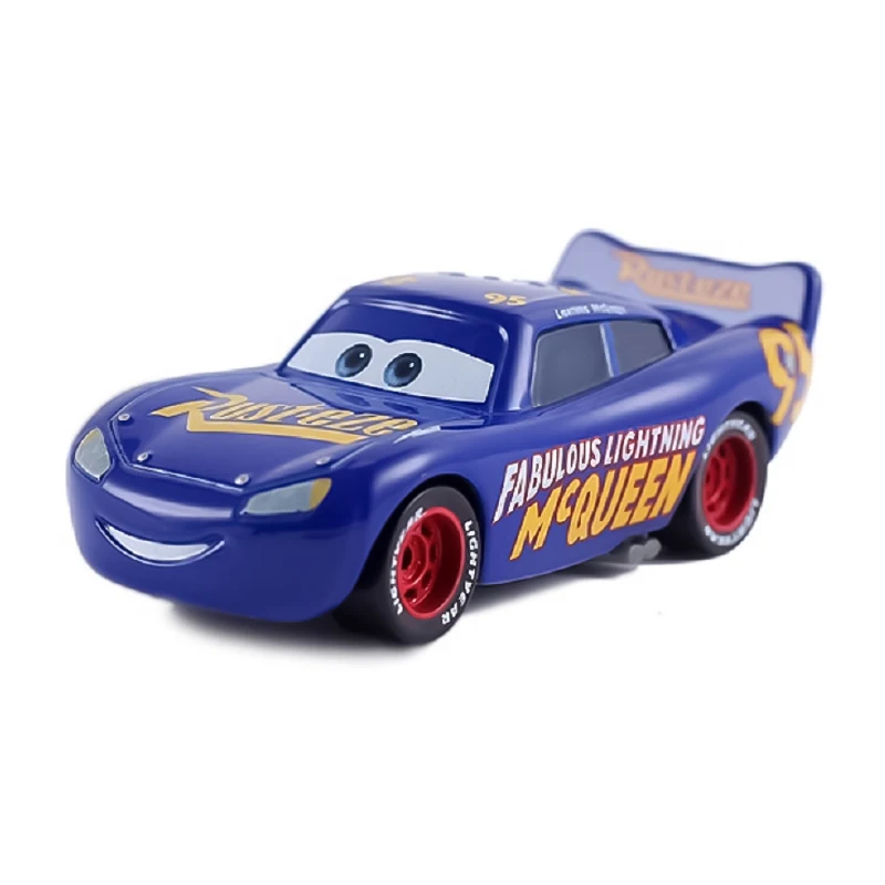 새로운 자동차 3 디즈니 픽사 자동차 3 Dinoco Lightning McQueen Jackson 2.0 자동차 얼음 눈 버전 샐리 1:55 합금 자동차 어린이 장난감 선물