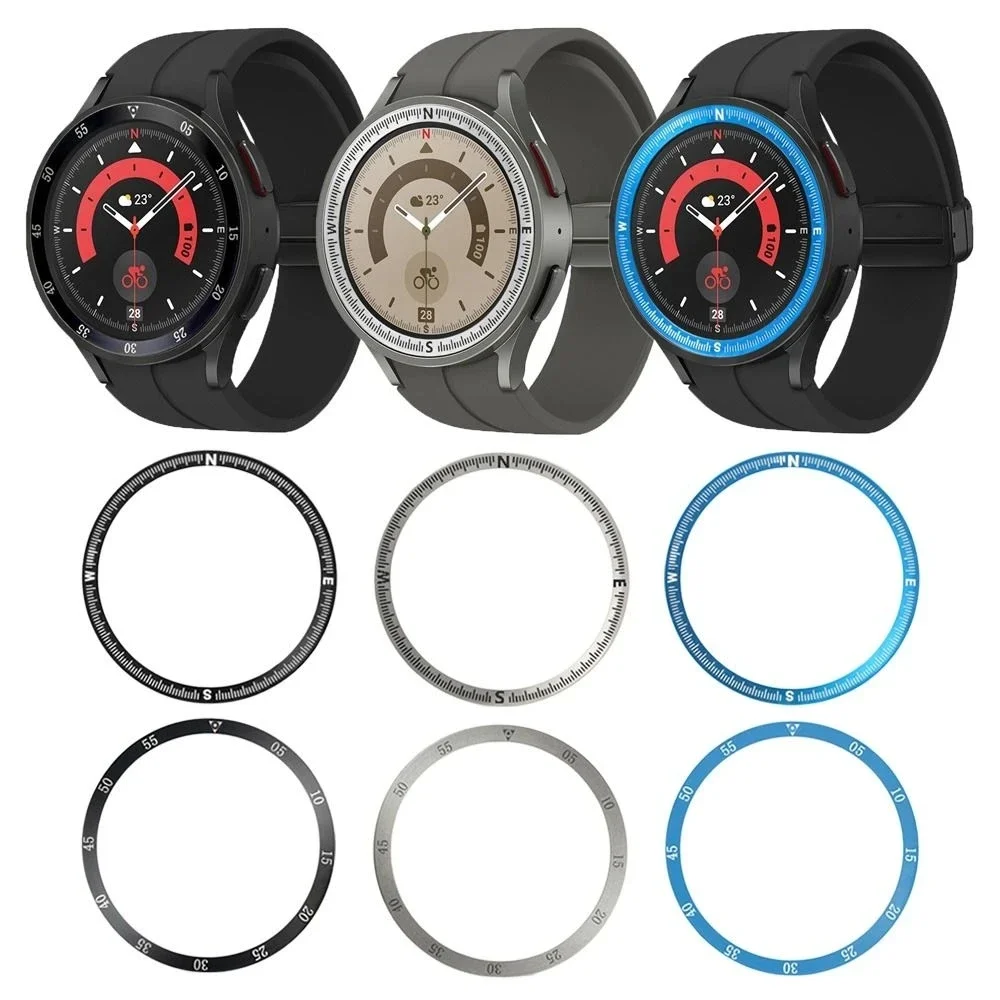 

Ring Bezel for Samsung Galaxy Watch 5 Pro 45mm Timescale Metal Watch Case Modification Accessories For Galaxy Watch 5 Pro