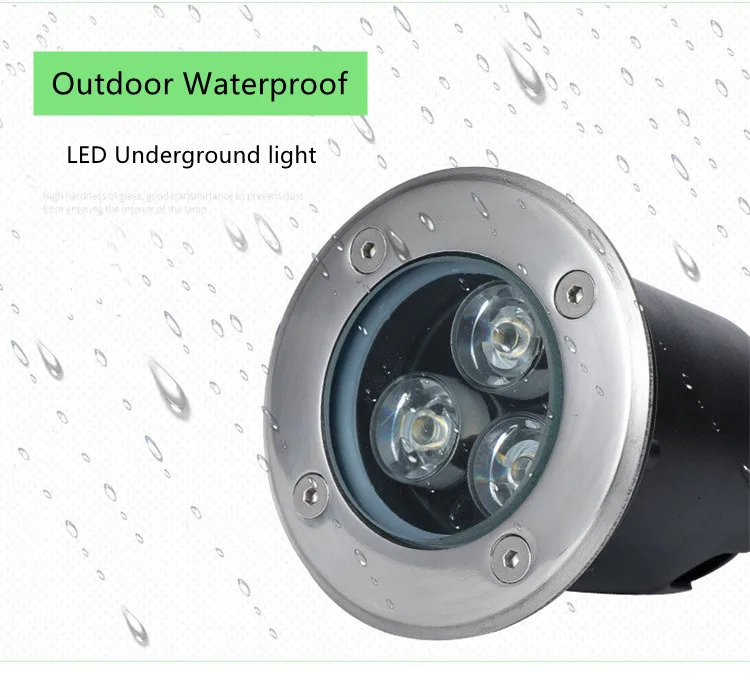 Description Picture 2 of itemWaterproof IP67 LED Underground Light 3W 9W Outdoor Garden Buried Lamp AC85-265V for Path Terrace Landscape