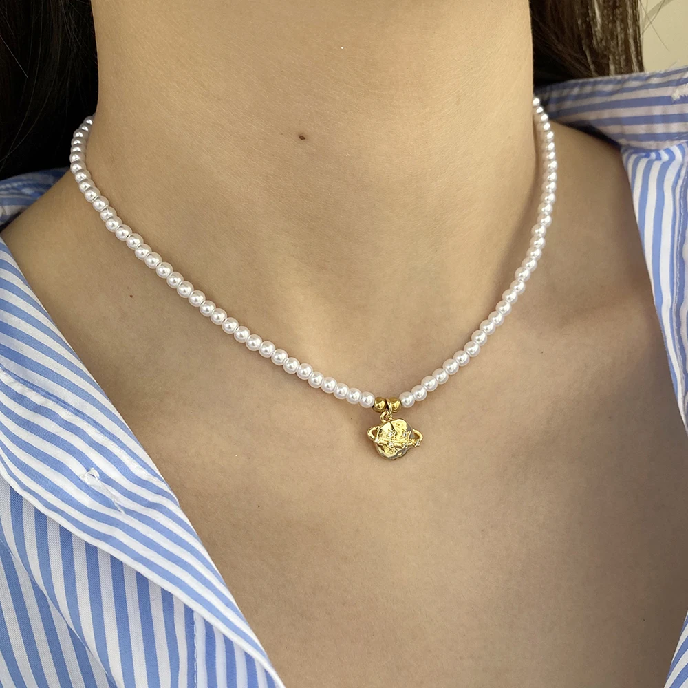 Silver/gold Planet Choker Silver Orb Choker Westwood Orb - Etsy | Saturn  necklace, Planet necklace, Cosmic necklace