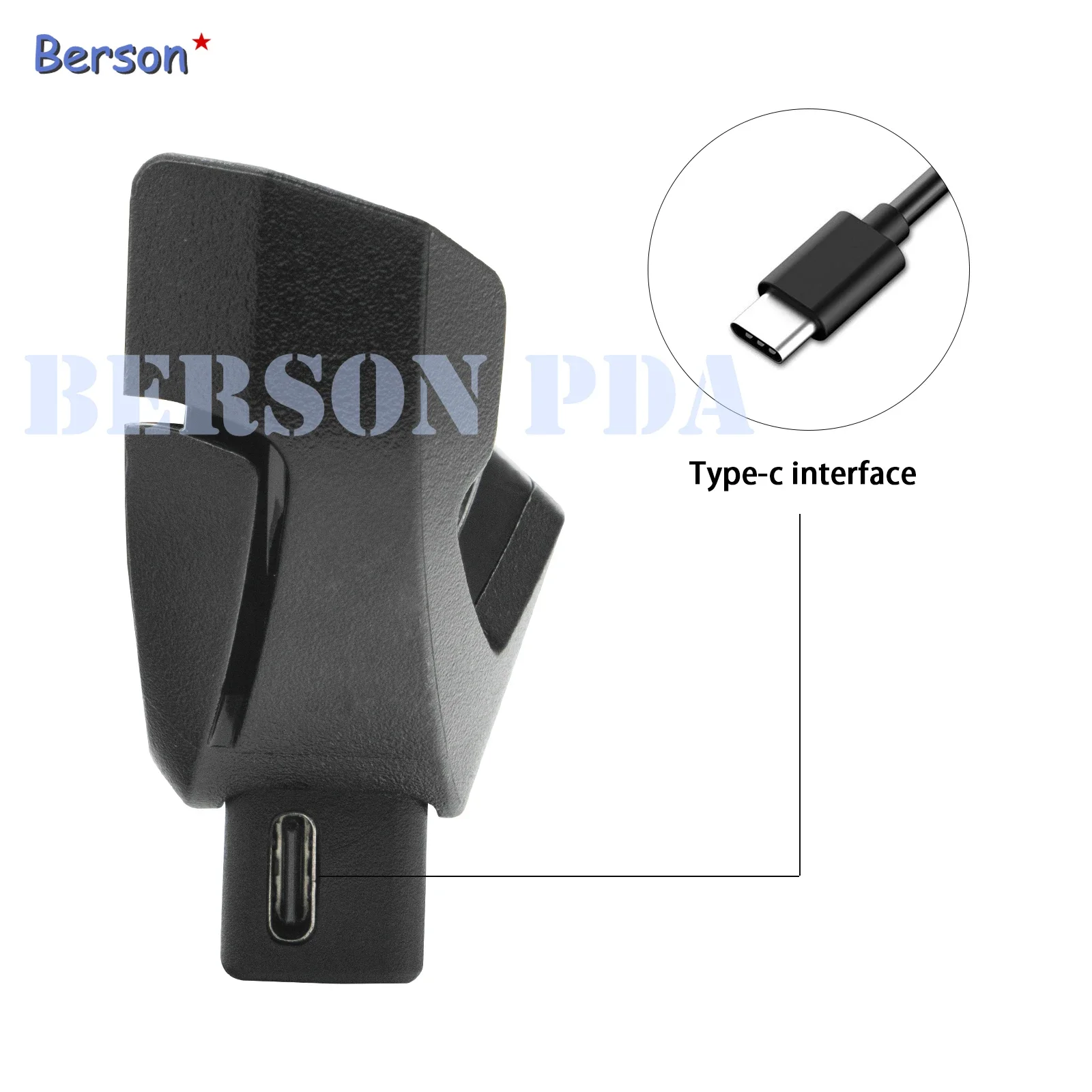 TYPE-C Clip On CHARGER for Zebra TC51 TC56 TC52 TC57 ADPTR-TC56-USBC-01