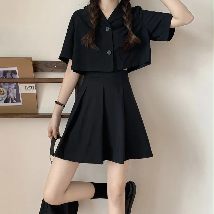 

Summer Suit Skirt Women's Women's New Age-reducing Suit Jacket Two-piece Set Womens Two Peice Sets