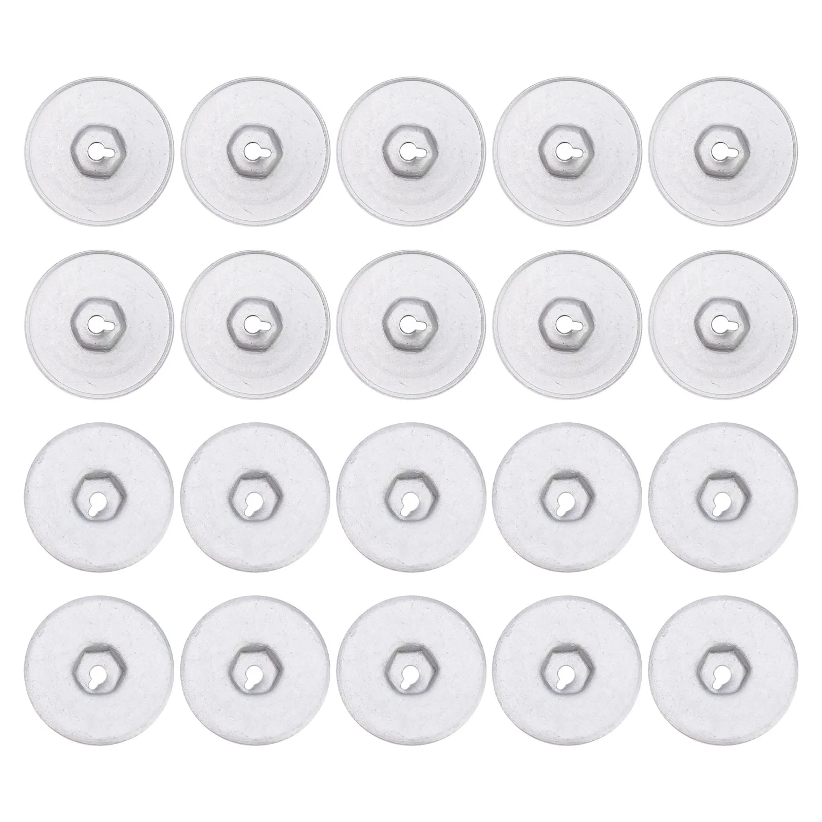 20Pcs Car Heat Protection Sheet Nut Metal Fastener Clip FOR BMW For MINI 07146949380 Shield Body Chassis Nut Car Nuts Bolts