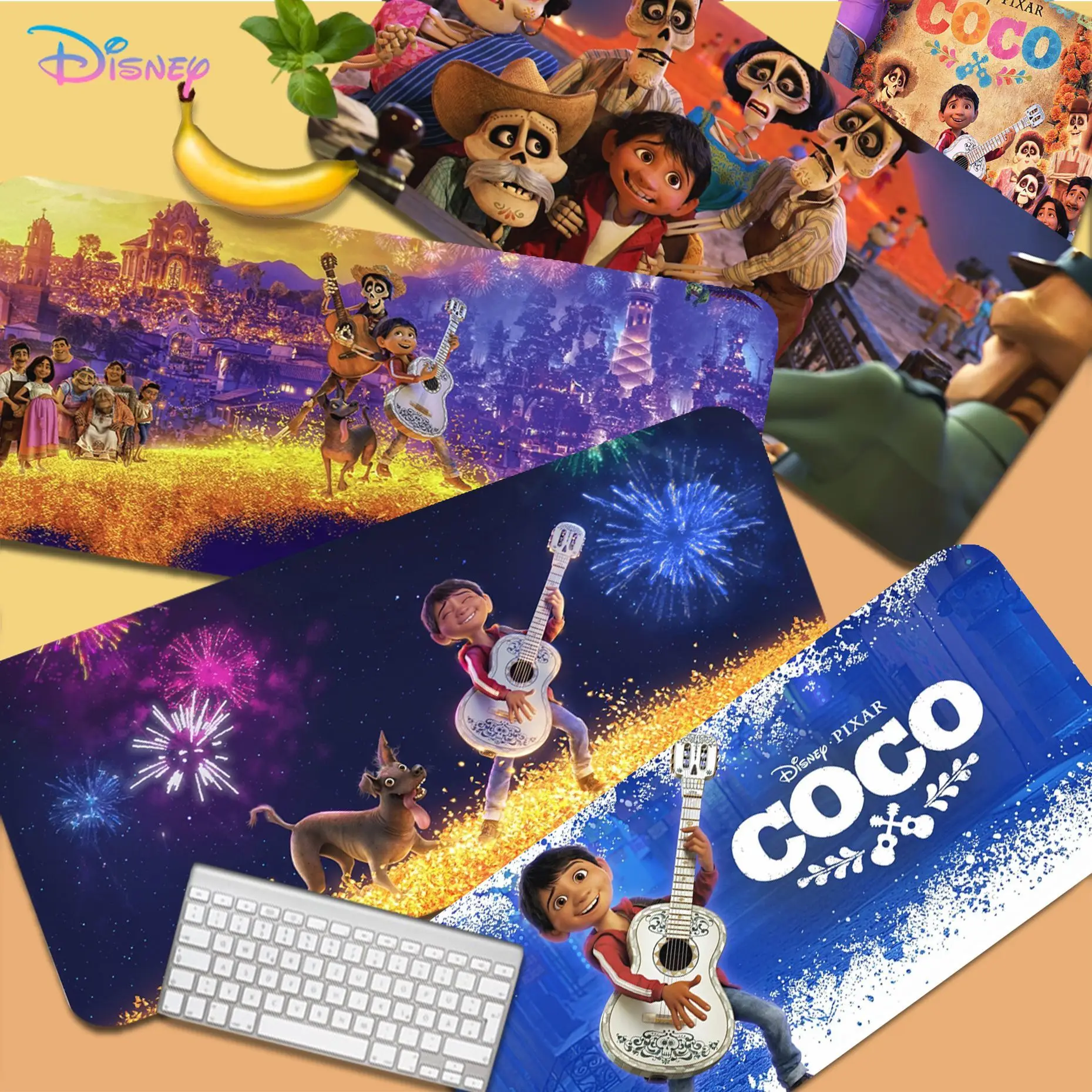 

Disney Coco Mousepad New Arrivals Gamer Speed Mice Retail Small Rubber Mousepad Size for big CSGO Game Desktop PC Laptop