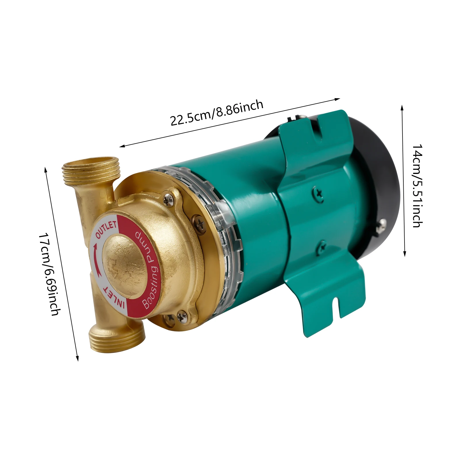 220V 90W Warmwasser-Umwälzpumpe, Ultra-Leise Druckerhöhungspumpe, Zirkulationspumpe für Haushaltswarmwasser-Zirkulation – Detail 1