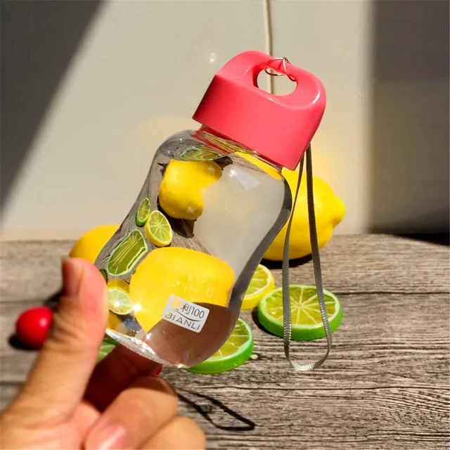 Mini bouteille d'eau en plastique de 200Ml pour enfants, petite gourde  étanche, sans Bpa