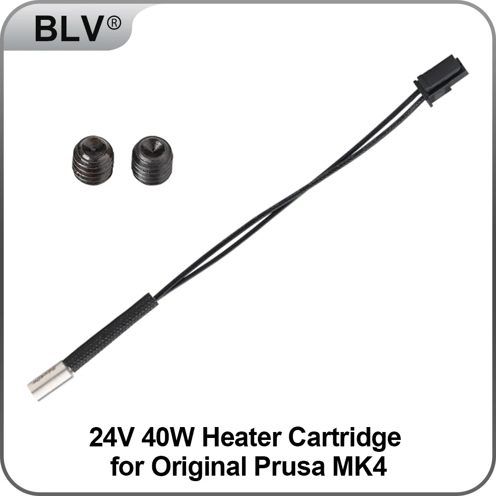 

BLV®24V 40W Heater Cartridge 6X12MM for PRUSA MK4 3D printer