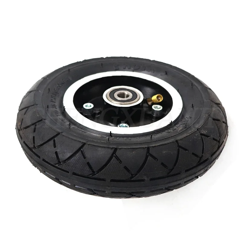 Electric Vehicle Tire 200*50 Electric Scooter Tyre With Wheel Hub8" 200x50 Inflation Electric Vehicle Aluminium Alloy Pneumatic Tire