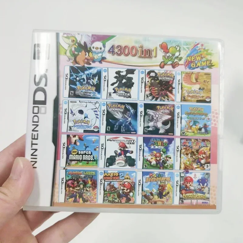 

3DS NDS 4300 в 1 компиляция DS NDS 3DS NDSL игровая карта-картридж видеоигра R4 карта памяти версия английской версии