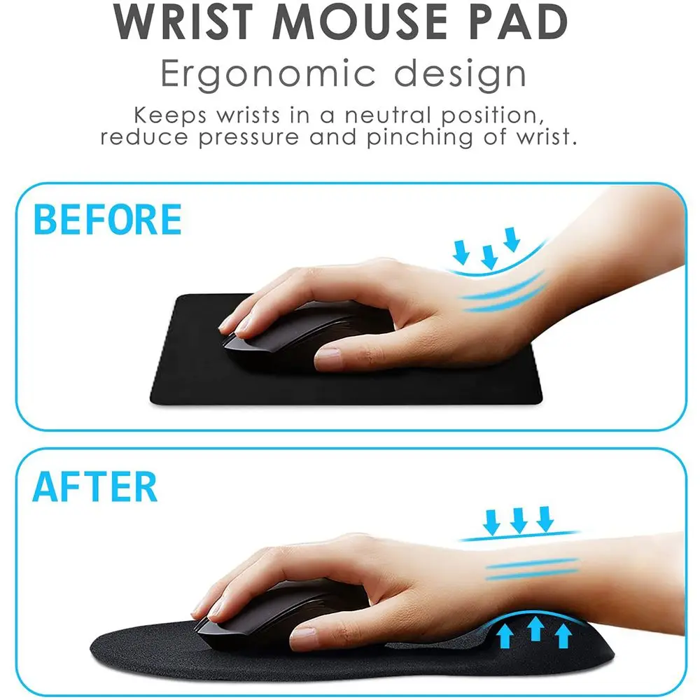 Ergonomic Wrist Rest Mouse Pad. 2