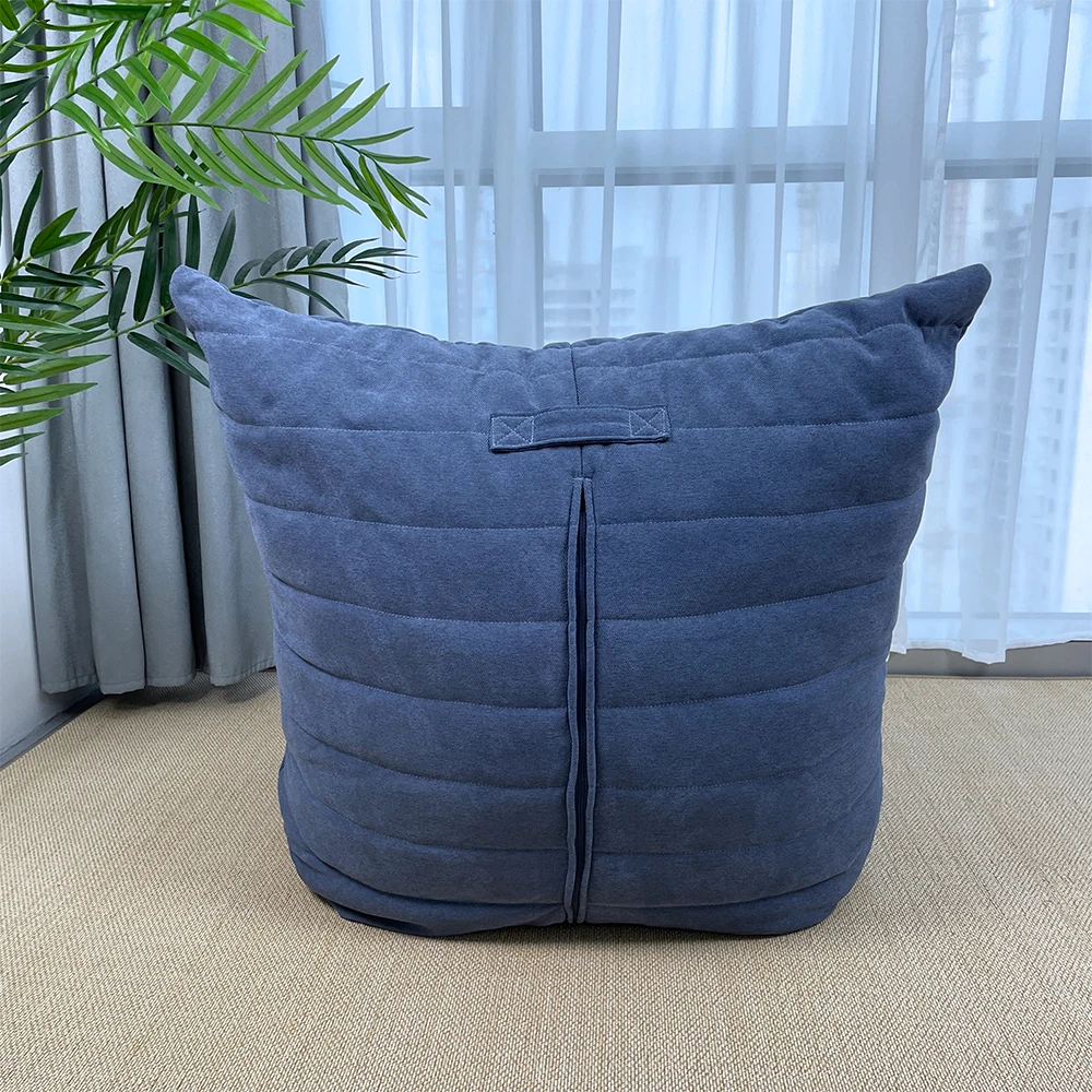 Indoor furniture modern design bean bag chair soft comfortable lazy sofa high quality customizable adult sofa lounge