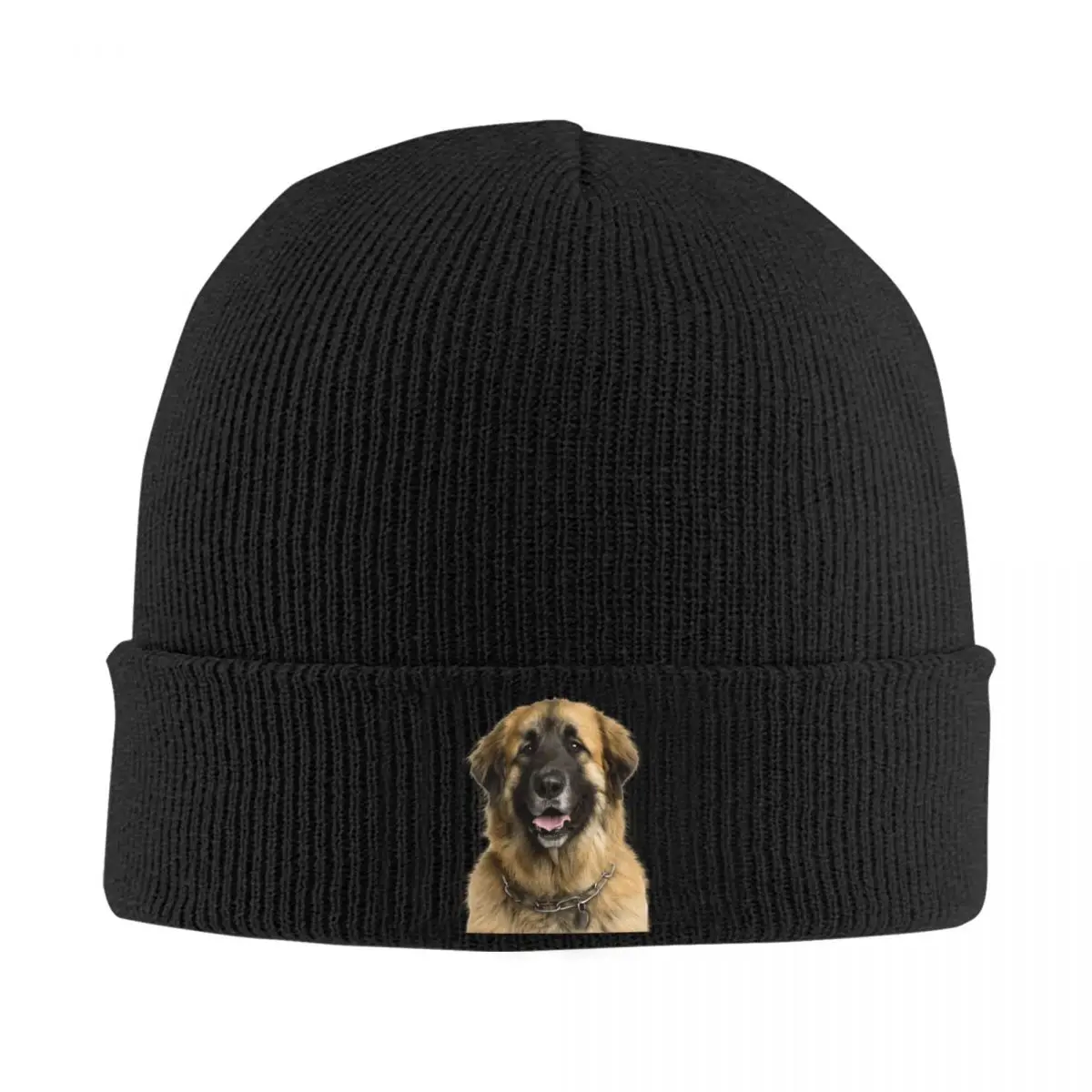 

Germany Leonberger Dog Skullies Beanies Caps Streetwear Winter Warm Women Men Knitted Hats Adult Unisex Bonnet Hats