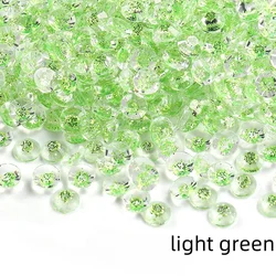 Sparkling Starry Glitter Rhinestones for DIY Nail Art and Dress Embellishments (3 - 6mm) (Light green)