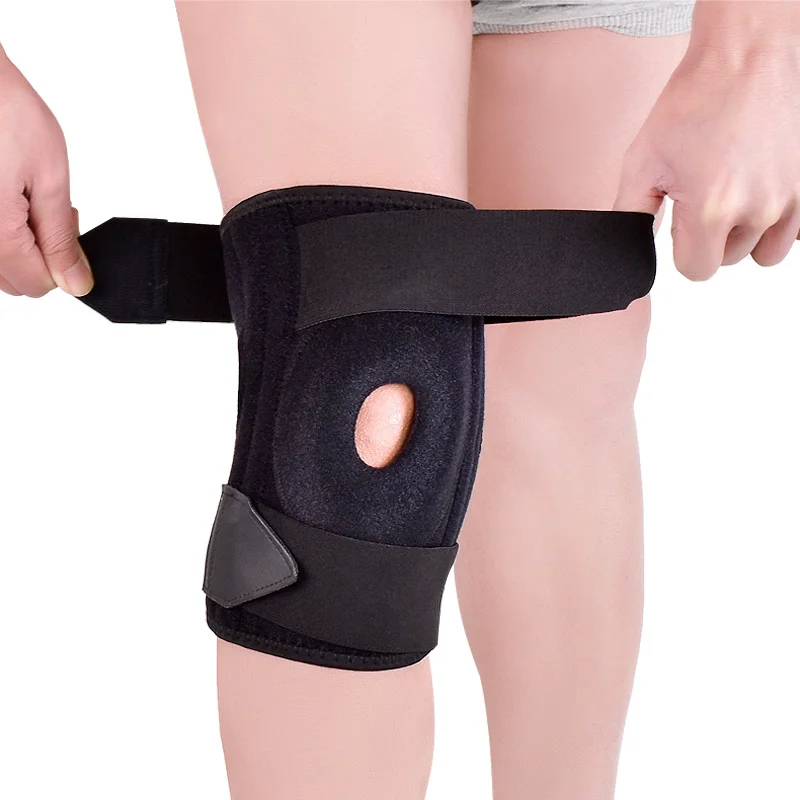

M17D Knee Sleeve Compression Brace Patella Support Stabilizer Sports Gym Joint GEL PADS