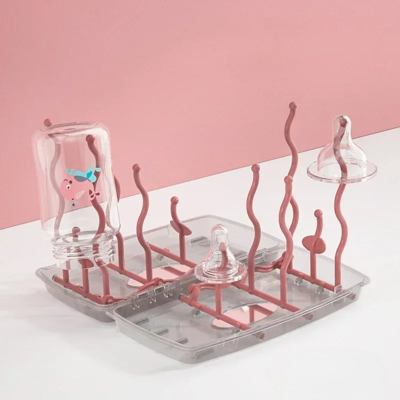 Bottle Dry Rack Baby Bottle Drain Drying Racks Baby Cleaning Dryer Drainer Storage Drying Rack