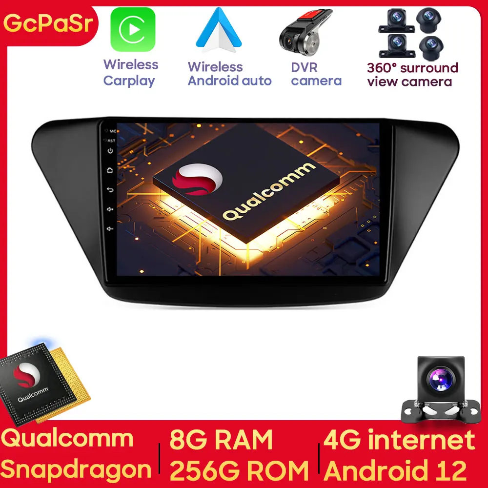 

Qualcomm Auto Car Radio Player For Lifan X50 50 2015 - 2019 Android Navigation Audio Carplay Wifi Dash Cam Screen No 2din DVD 5G