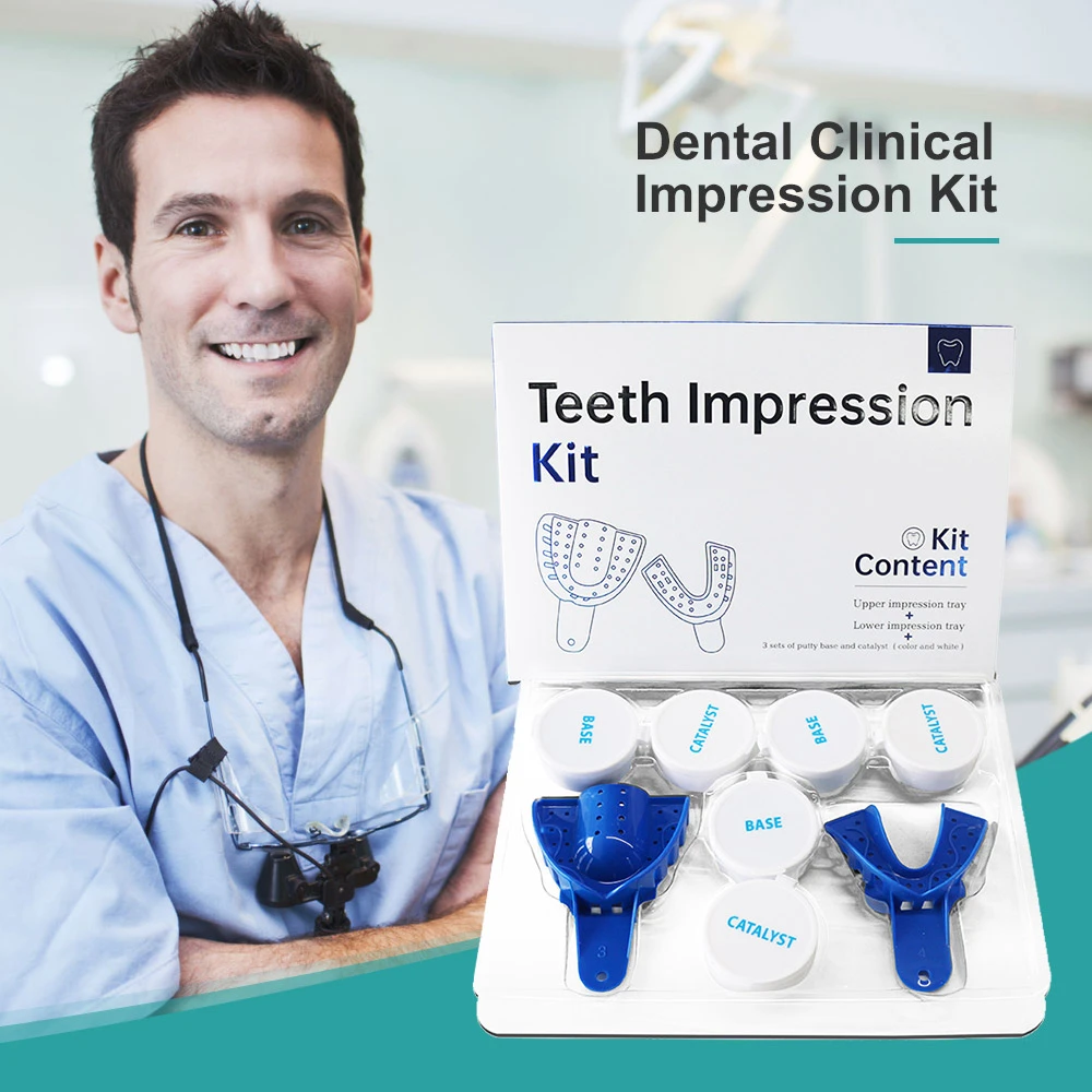 Luxsmile Dental Impression Putty Kit Material Plus Silicone Teeth Mold Set Equipment For Dentist