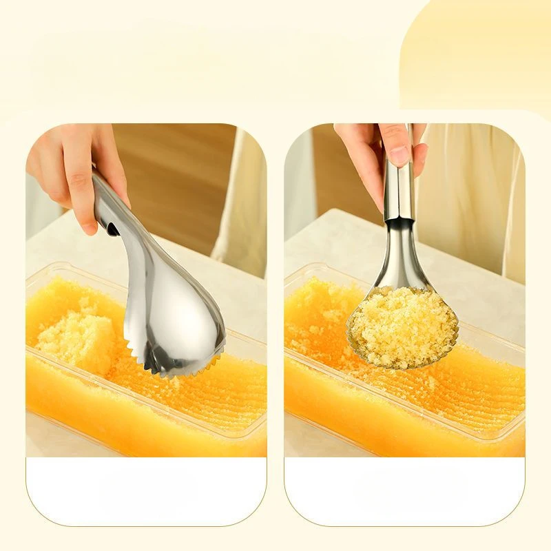 Thickened Stainless Steel Ice Scoop, Manual Smoothie Scoop, Kitchen Tool, Milk Tea Shop
