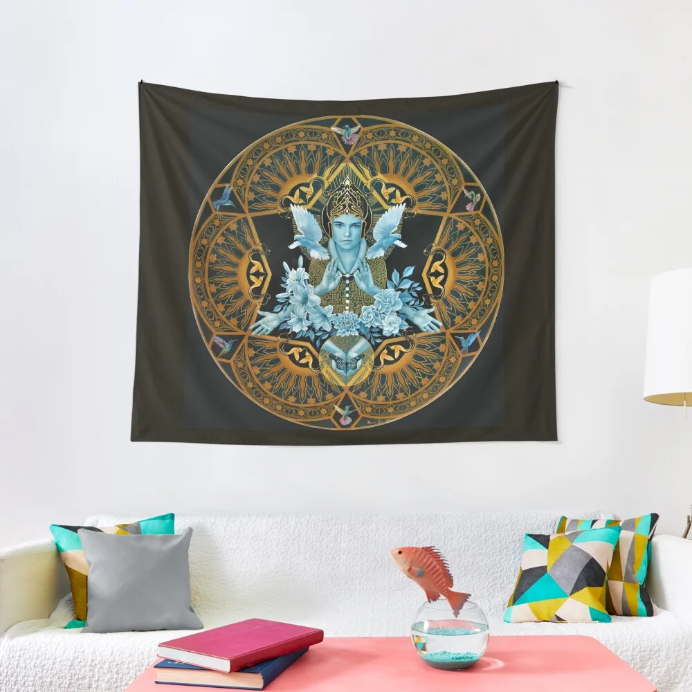 

- SOUL TRAVELER - ART BY PASCAL ROY Tapestry Aesthetic Tapestry Room Decor Aesthetic