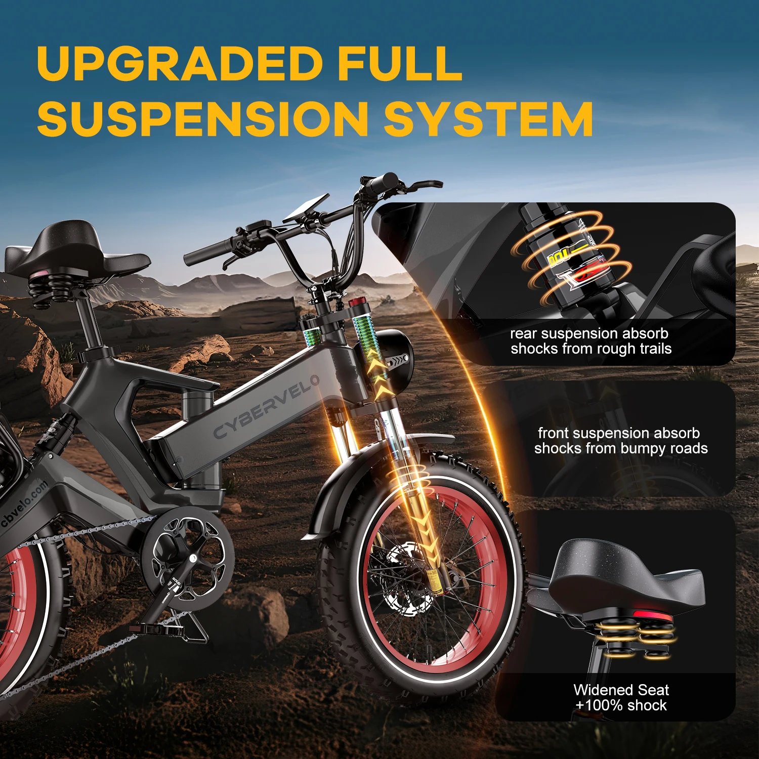 Luxury Folding Fat Ebike 7