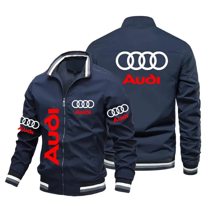 Audi Leather Jacket Detail View