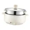 Electric Cooking Pot Nonstick 1.7L Stainless Steel Multifunctional 3 Gear Electric Skillet for Noodles Ramen Porridge Eggs 3