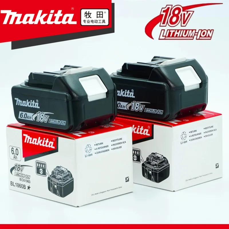 Makita Lithium Battery Original Makita 6Ah/5Ah//3Ah for Makita 18V Battery BL1830B BL1850B BL1850 BL1840 BL1860 BL1815 Replacement Lithium Battery