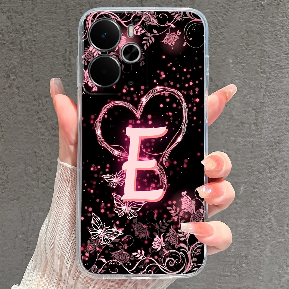 Sparkling Butterfly Shockproof Non-slip Transparent Phone Case Housing