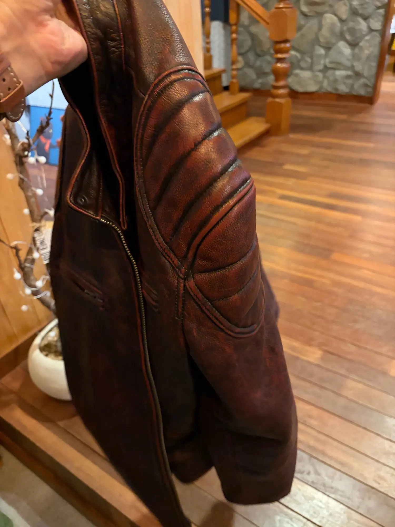 RustForge™ IronRider Leather Jacket photo review