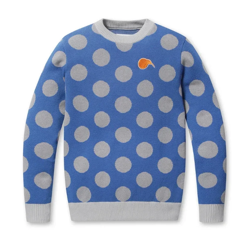 High Elastic Golf Pullover for Couples Warm Knitted Sweaters Autumn and Winter Golf Clothing Men Women Same style