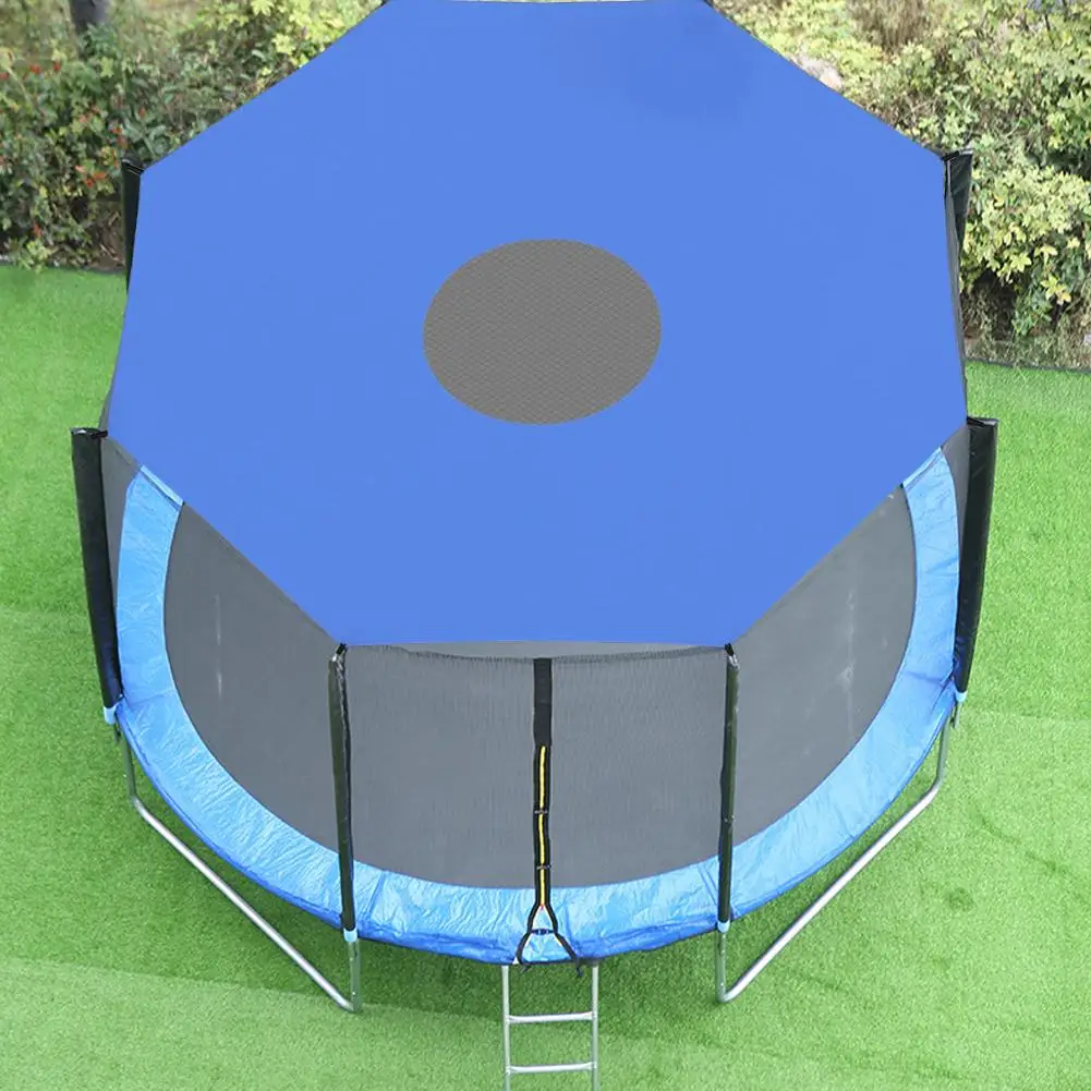 Trampoline Sun Shade Trampoline Protective Cover Waterproof Oxford Anti-UV Sunshade Tarp Accessories For Summer
