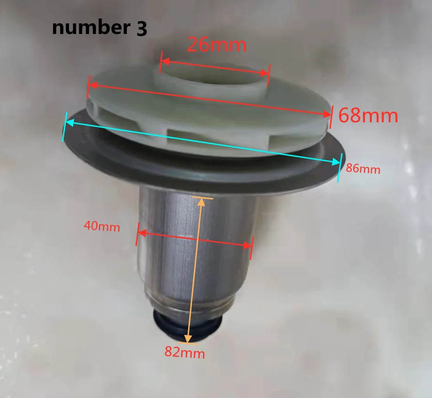 Description Picture 4 of itemSmyth Norco striker Tops Chuangert Norco small squirrel Oneng wall-hung boiler water pump rotor impeller accessories