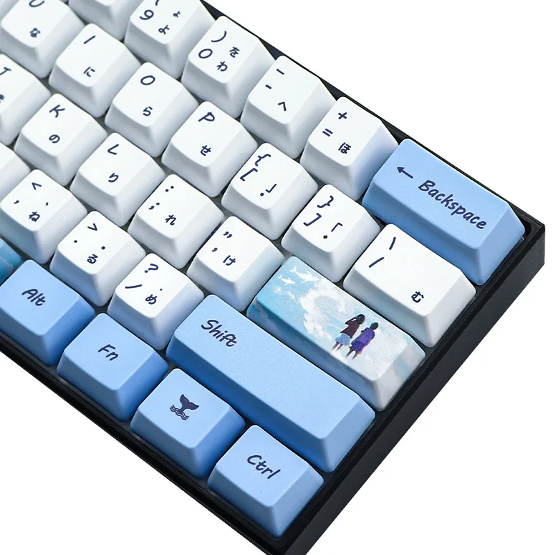 104 キー ペンギン OEM プロファイル PBT キーキャップ トッププリント染料昇華スイッチ チェリー RGB MX メカニカルキーボード ゲーム交換用