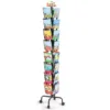 VEVOR Greeting Cards Display Rack 32 Pockets 360° Rotating Postcard Brochure Display Stand for Exhibitions Office Trade Shop 1